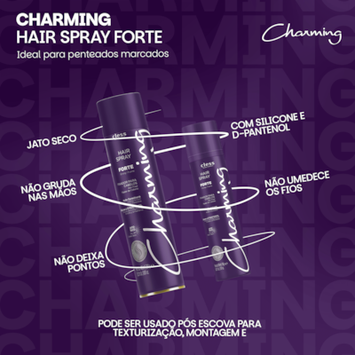 Kit Completo Finalização Fixação Forte Charming