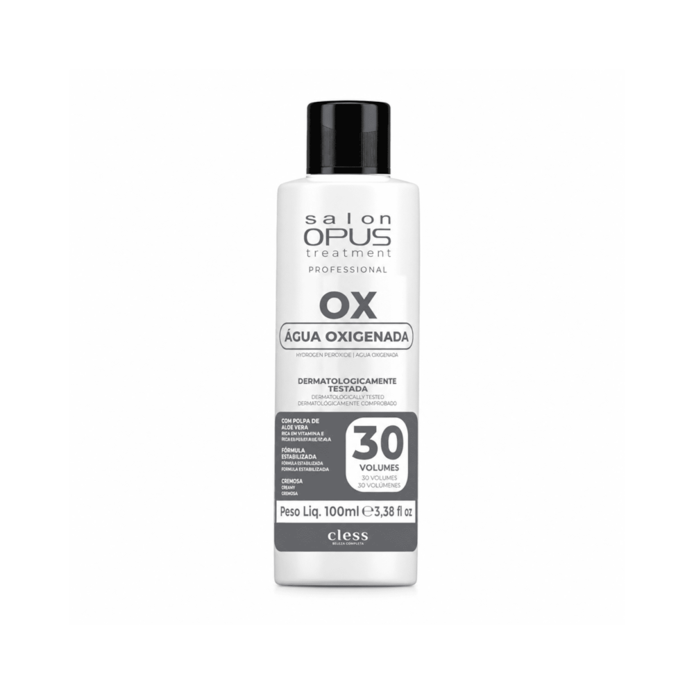 Água Oxigenada Descolorante Capilar 30V Salon Opus 100ml