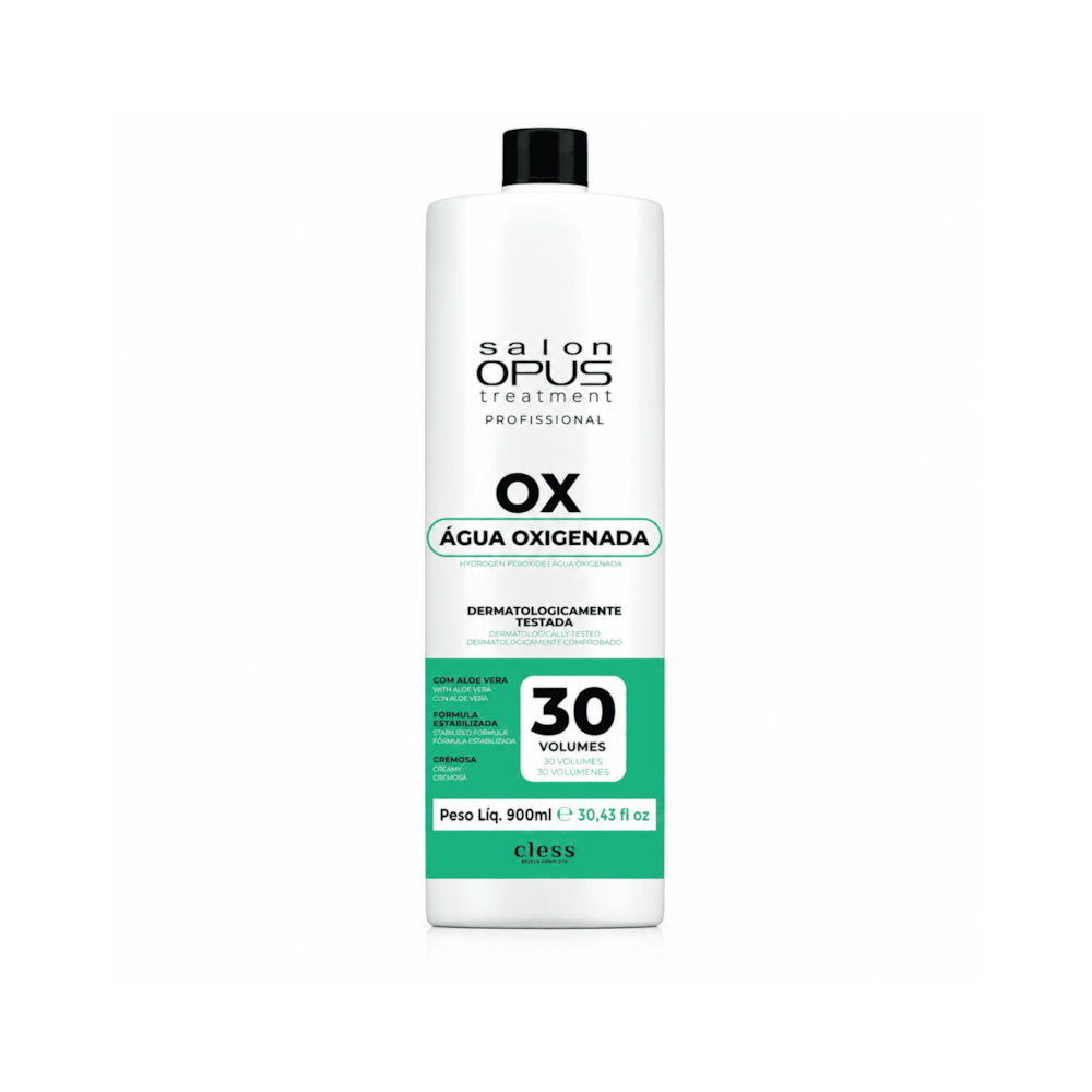 Água Oxigenada Descolorante Capilar 30V Salon Opus 900ml