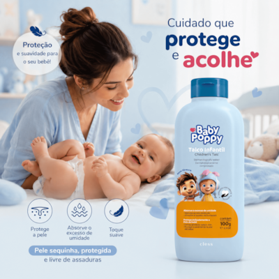 Baby Poppy Talco Infantil 100g