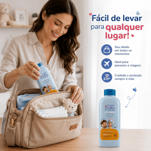Baby Poppy Talco Infantil 100g