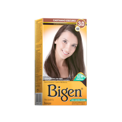 Bigen Tintura Capilar à base de água 3.0 Castanho Escuro