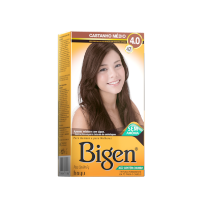 Bigen Tintura Capilar à base de água 4.0 Castanho Médio