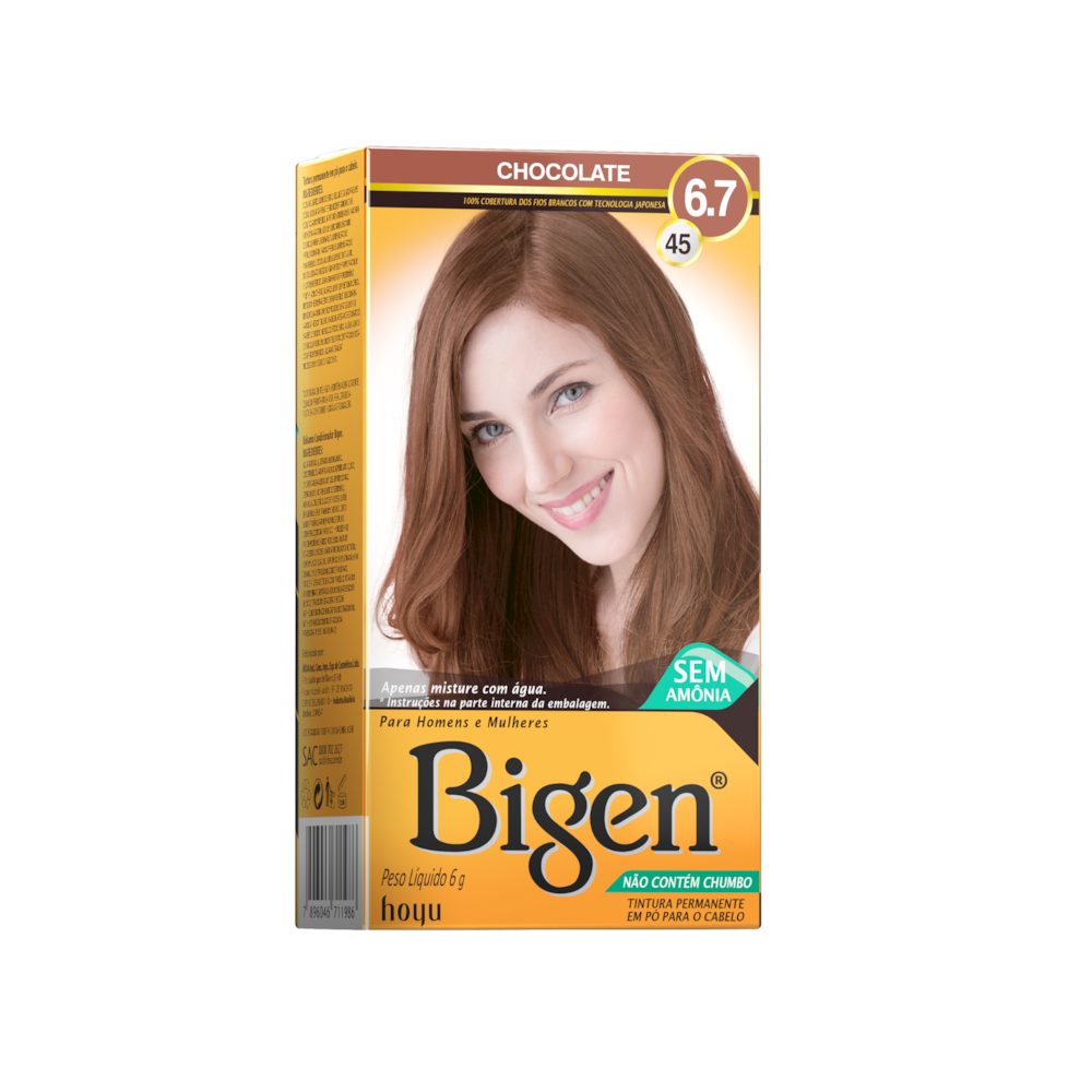 Bigen Tintura Capilar à base de água 6.7 Chocolate