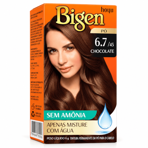 Bigen Tintura Capilar à base de água 6.7 Chocolate