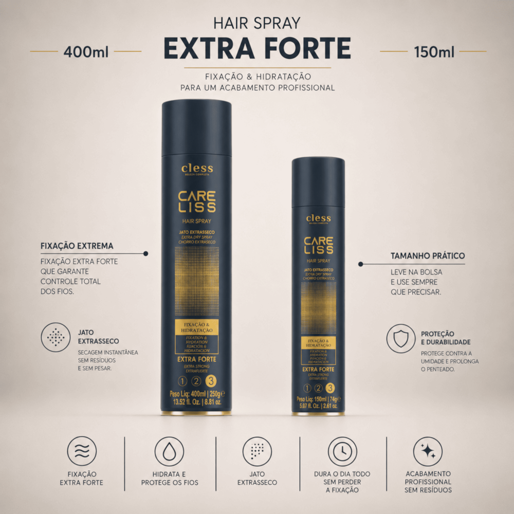 Care Liss Hair Spray  Extra Forte 400ml