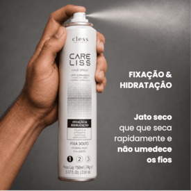 Care Liss Hair Spray  Normal Fixa Solto 150ml