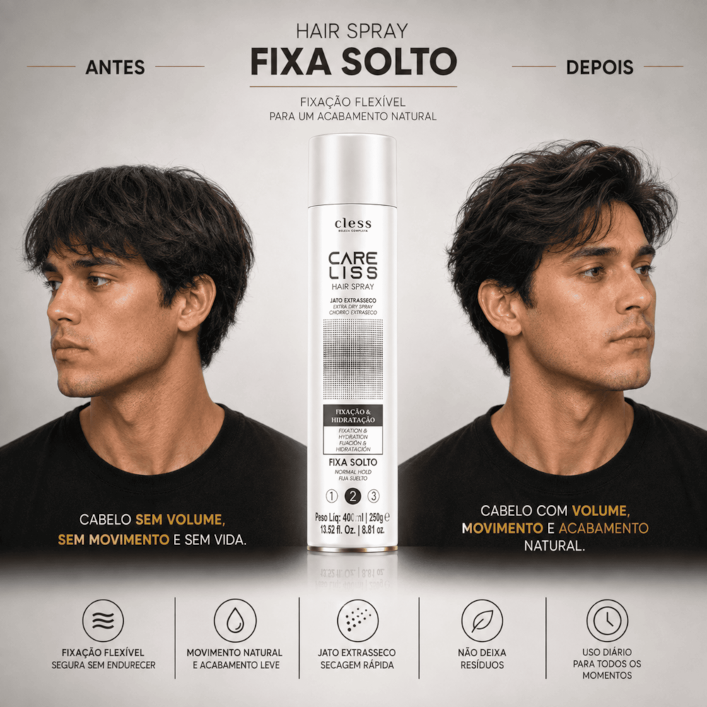 Care Liss Hair Spray  Normal Fixa Solto 150ml