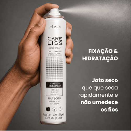 Care Liss Hair Spray  Normal Fixa Solto 400ml