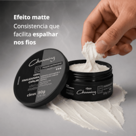 Cera Modeladora Capilar Fixação Extra Forte Efeito Matte 50g Charming