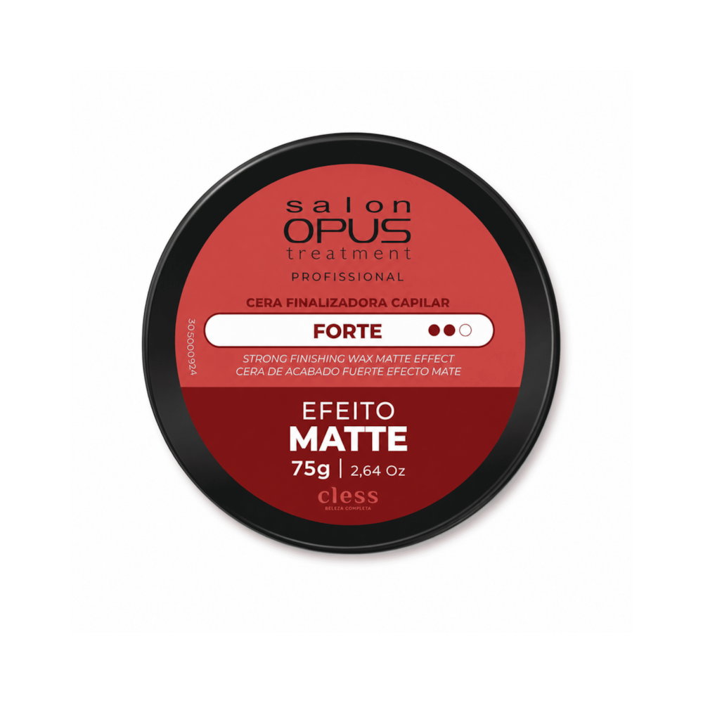 Cera Modeladora Capilar Fixação Forte Matte Salon Opus 75g