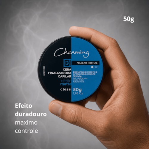 Cera Modeladora Capilar Normal Efeito Matte 50g Charming