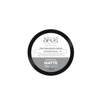 Cera Modeladora Fixação Moderada Matte Salon Opus 75g