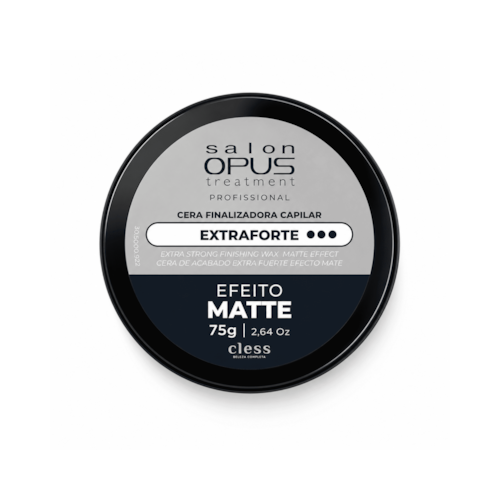 Cera Modeladora Fixação Moderada Matte Salon Opus 75g