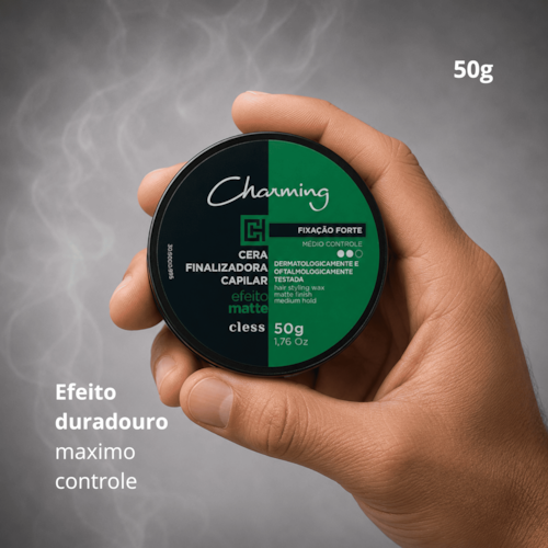 Charming Cera Modeladora Fixação Forte Efeito Matte 50g