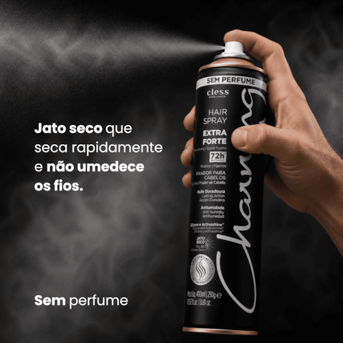 Charming Hair Spray Extra Forte Sem Perfume 400ml