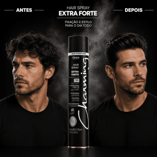 Charming Hair Spray Extra Forte Sem Perfume 400ml