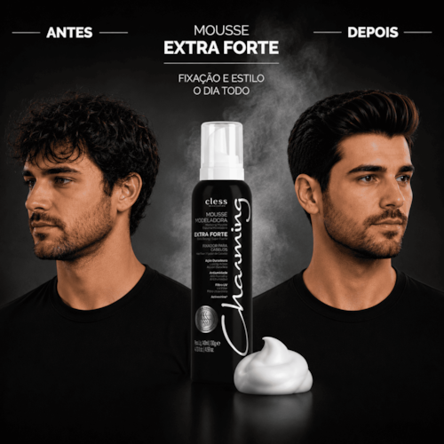 Charming Mousse Modeladora Capilar Fixação Extra Forte 150ml