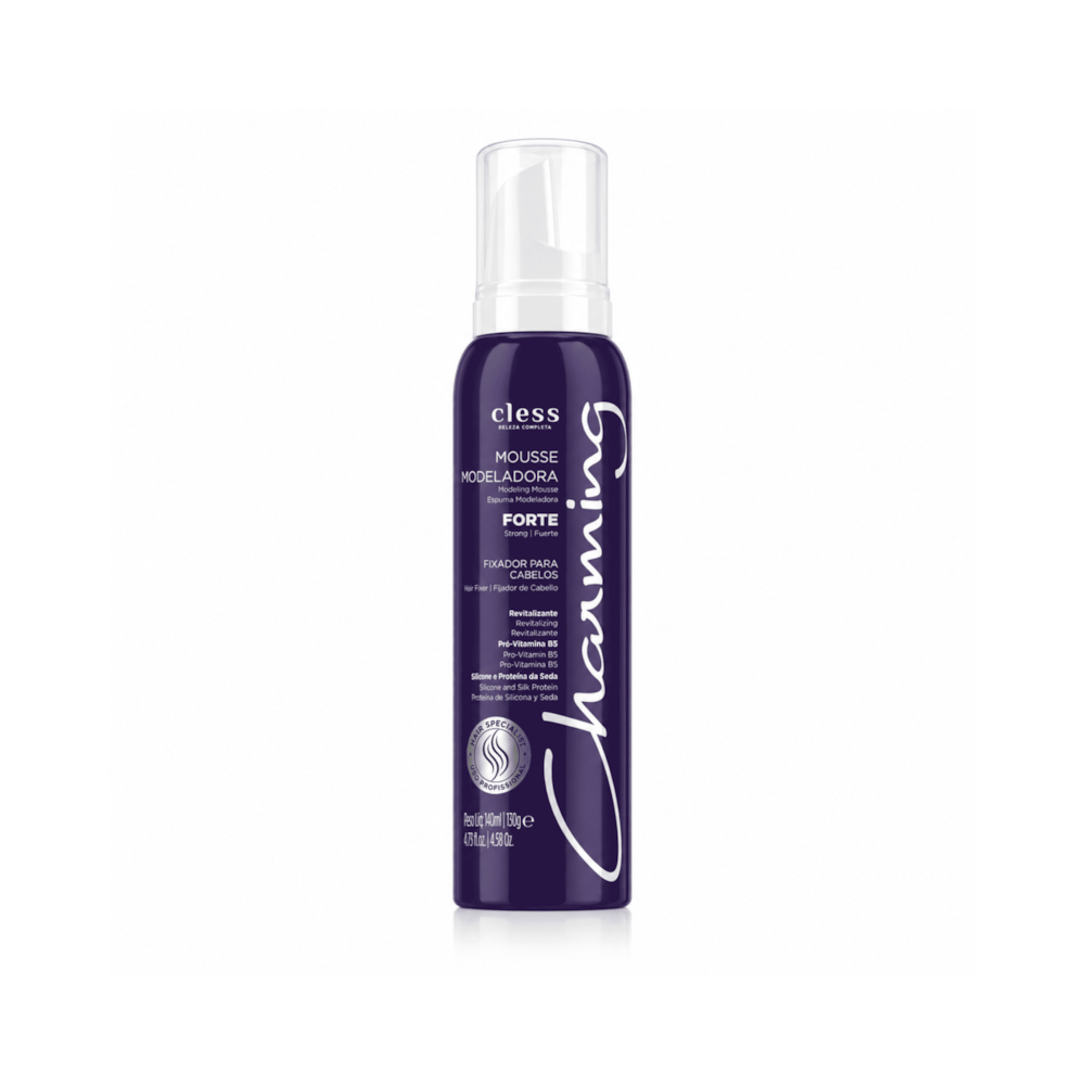 Charming Mousse Modeladora Capilar Fixação Forte 150ml