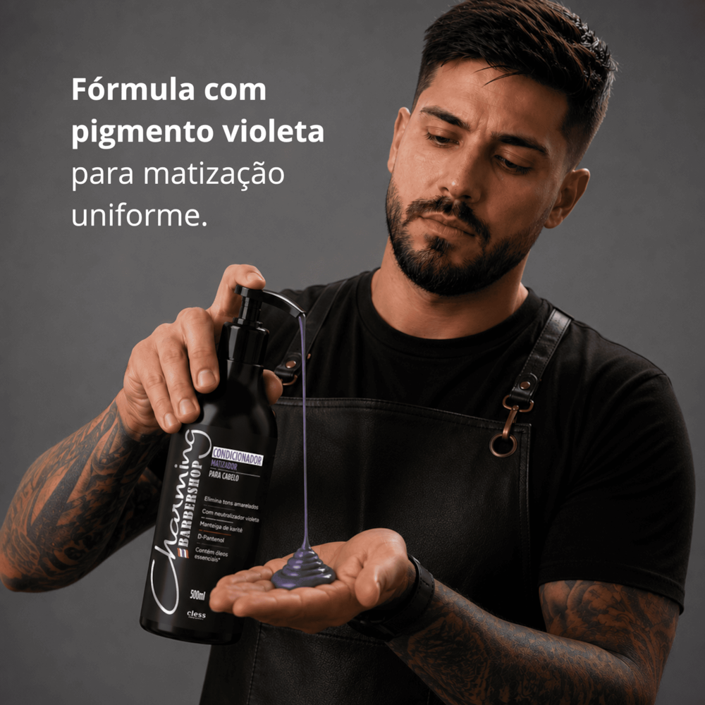 Condicionador Matizador Masculino Charming Barbershop 500ml