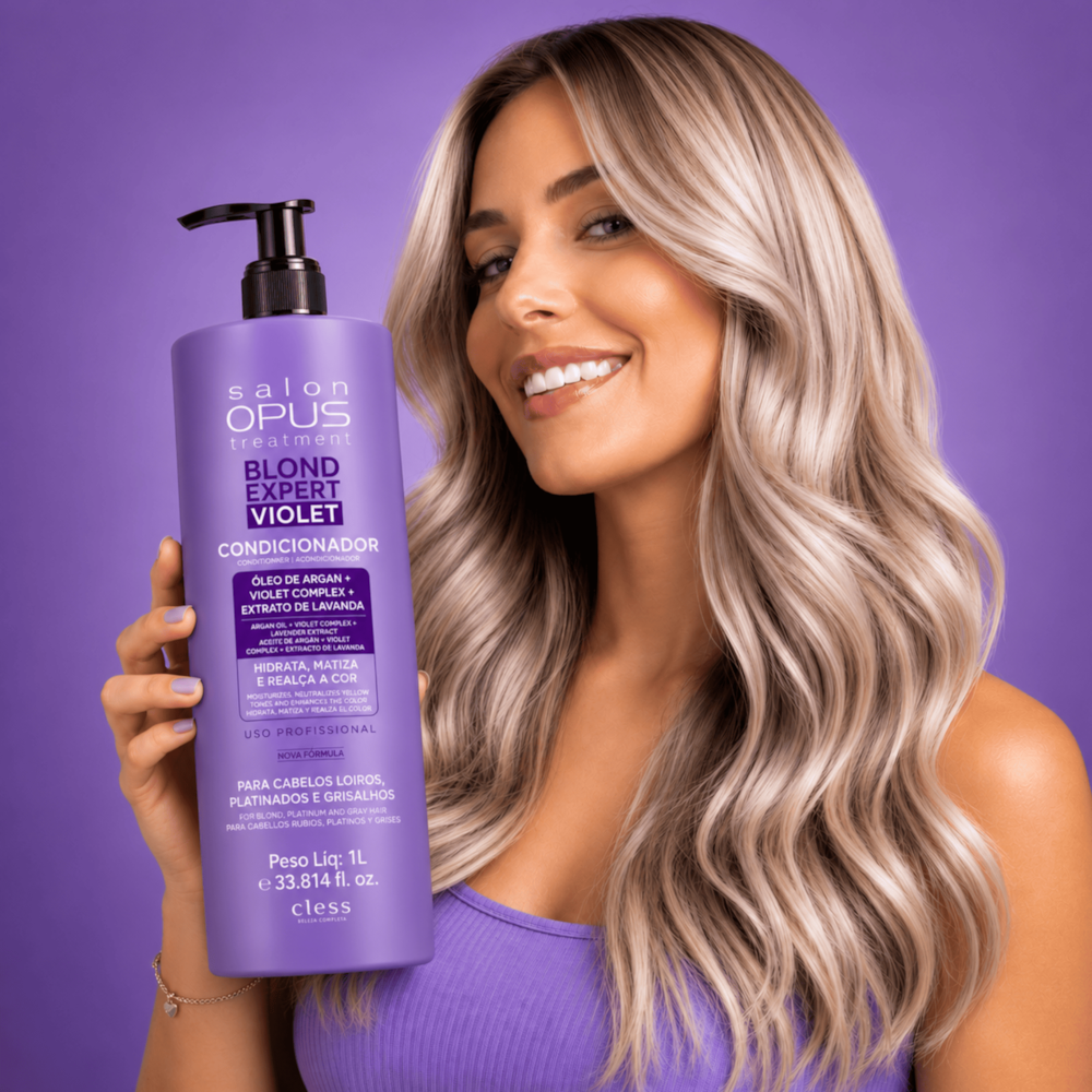 Condicionador Profissional Blond Violet Salon Opus 1 Litro