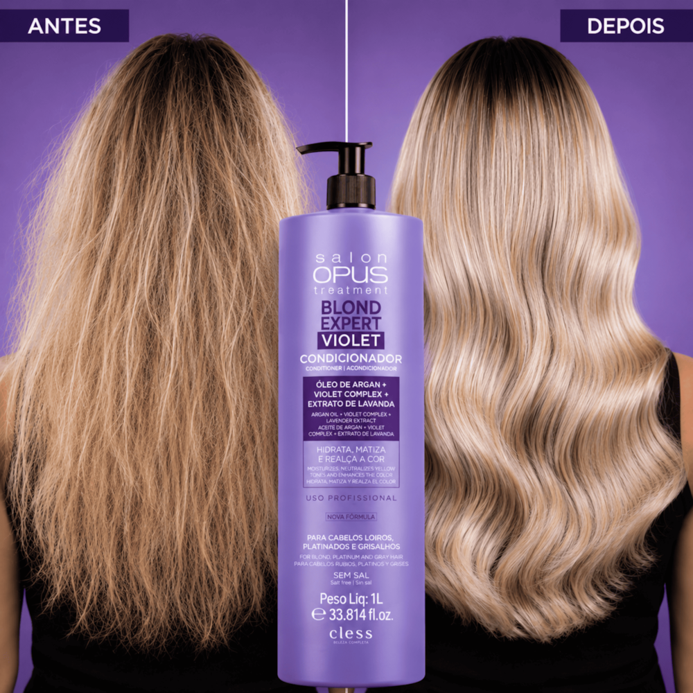Condicionador Profissional Blond Violet Salon Opus 1 Litro