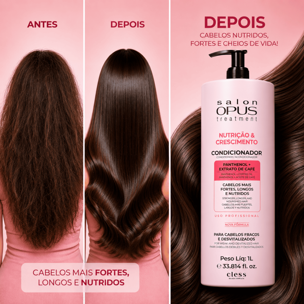 Condicionador Profissional  Nutrição & Crescimento Salon Opus 1L