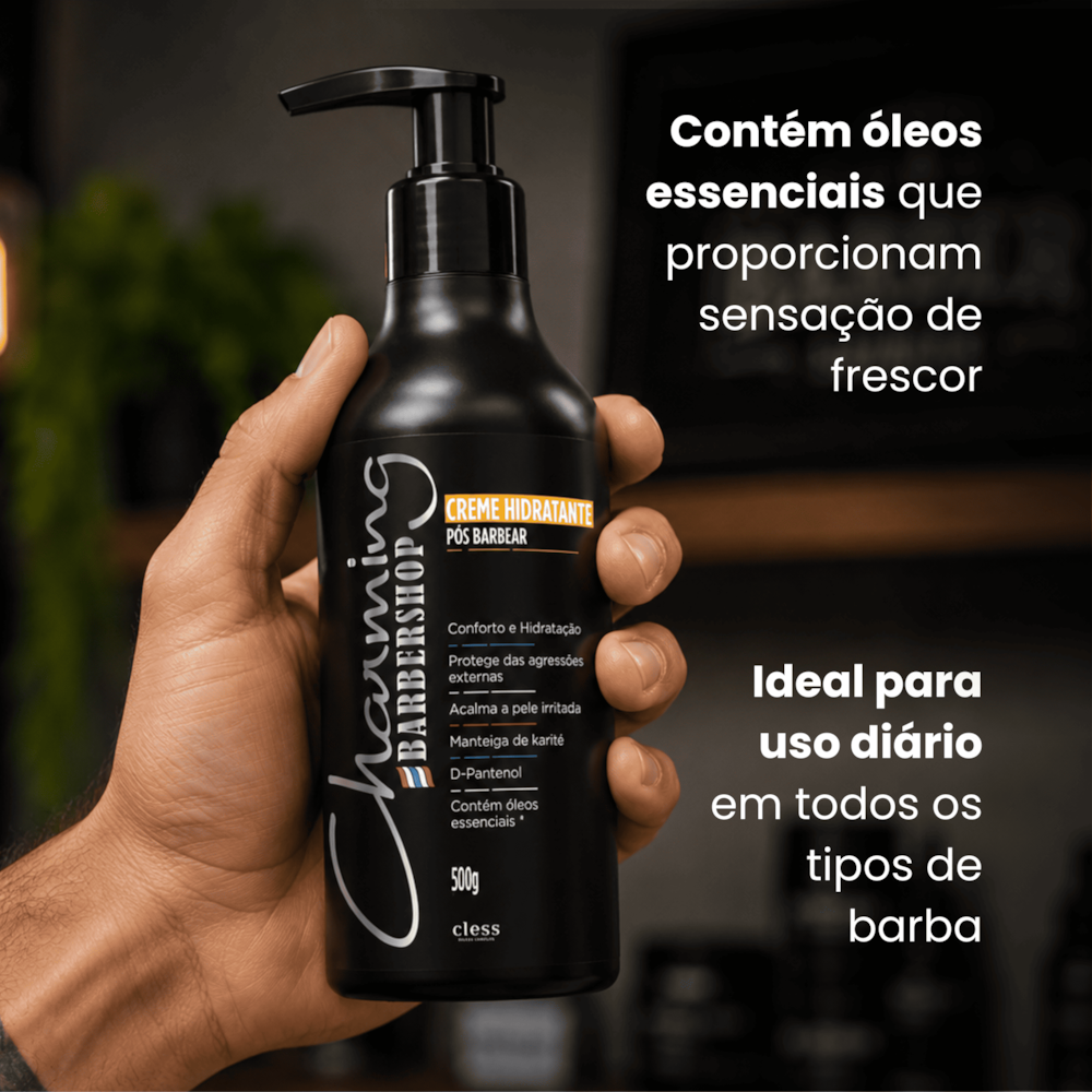 Creme Hidratante Pós Barba Charming Barbershop 500g
