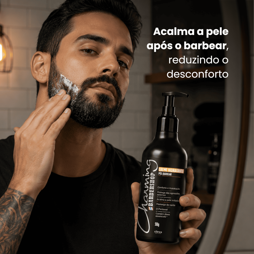 Creme Hidratante Pós Barba Charming Barbershop 500g