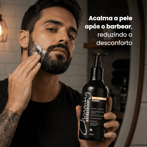 Creme Hidratante Pós Barba Charming Barbershop 500g