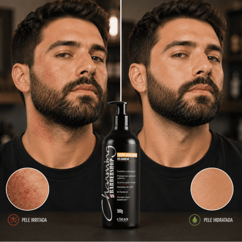 Creme Hidratante Pós Barba Charming Barbershop 500g