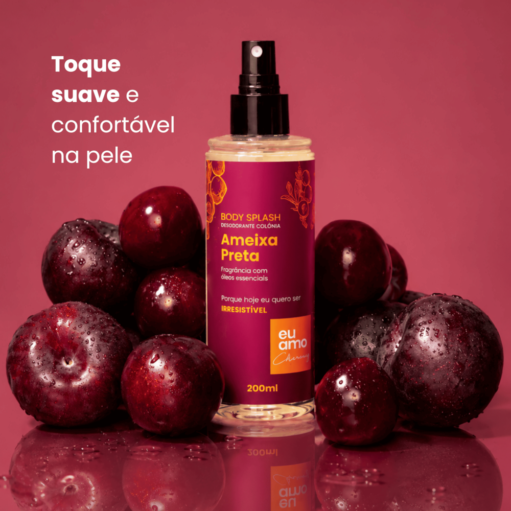 Eu Amo Charming Body Splash Ameixa Preta 200ml