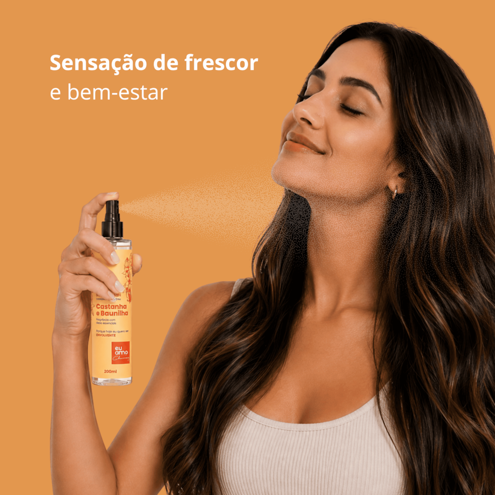 Eu Amo Charming Body Splash Castanhas e Baunilha 200ml