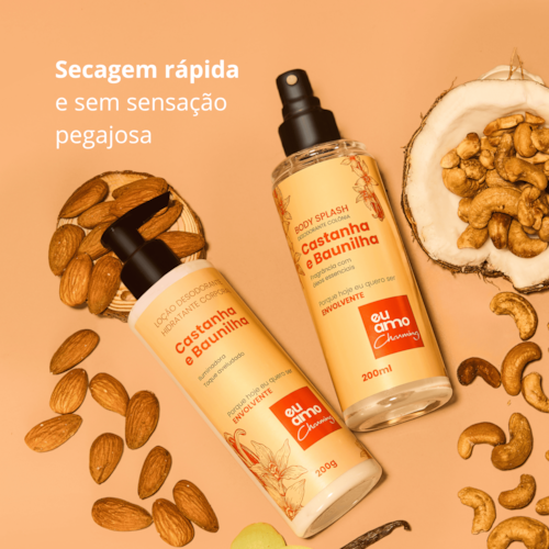 Eu Amo Charming Body Splash Castanhas e Baunilha 200ml