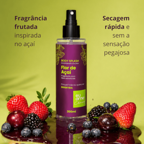 Eu Amo Charming Body Splash Flor de Açaí 200ml