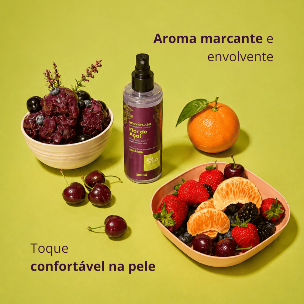 Eu Amo Charming Body Splash Flor de Açaí 200ml