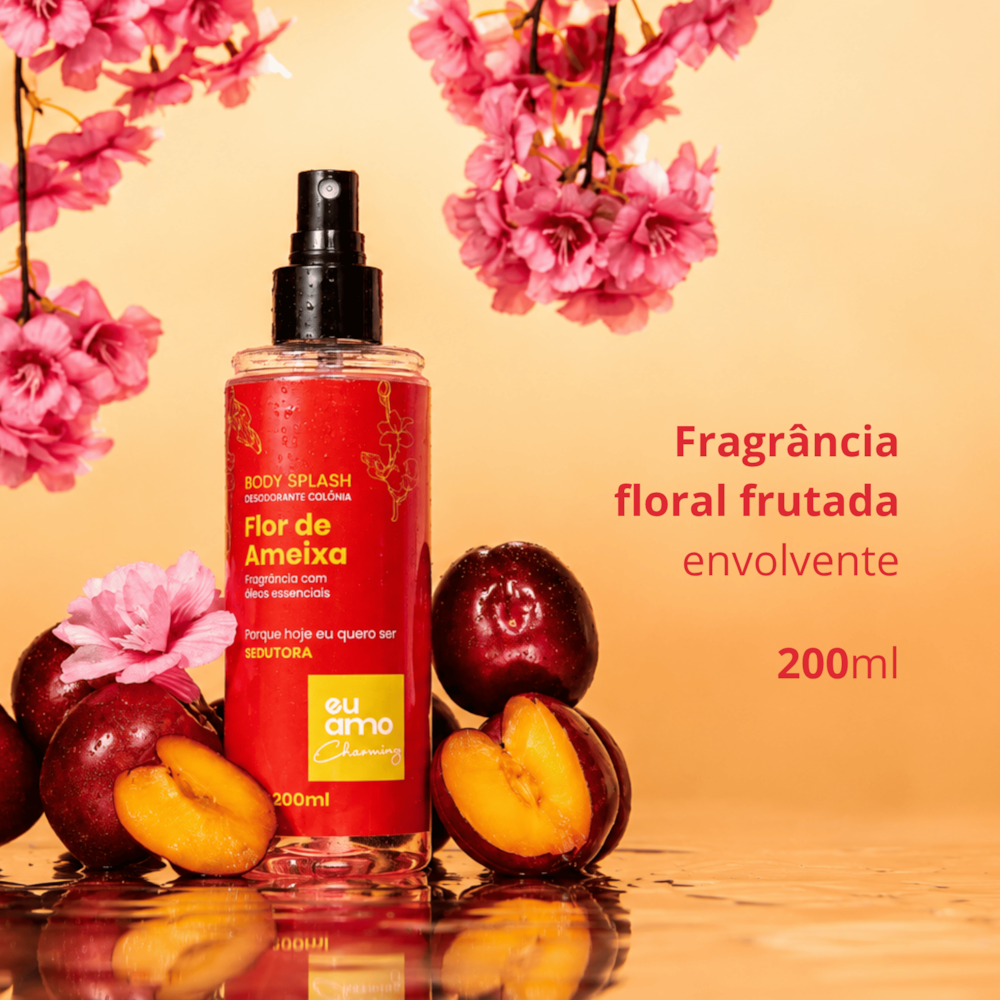 Eu Amo Charming Body Splash Flor de Ameixa 200ml