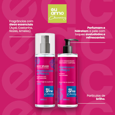 Eu Amo Charming Body Splash Framboesa e Pitaya 200ml