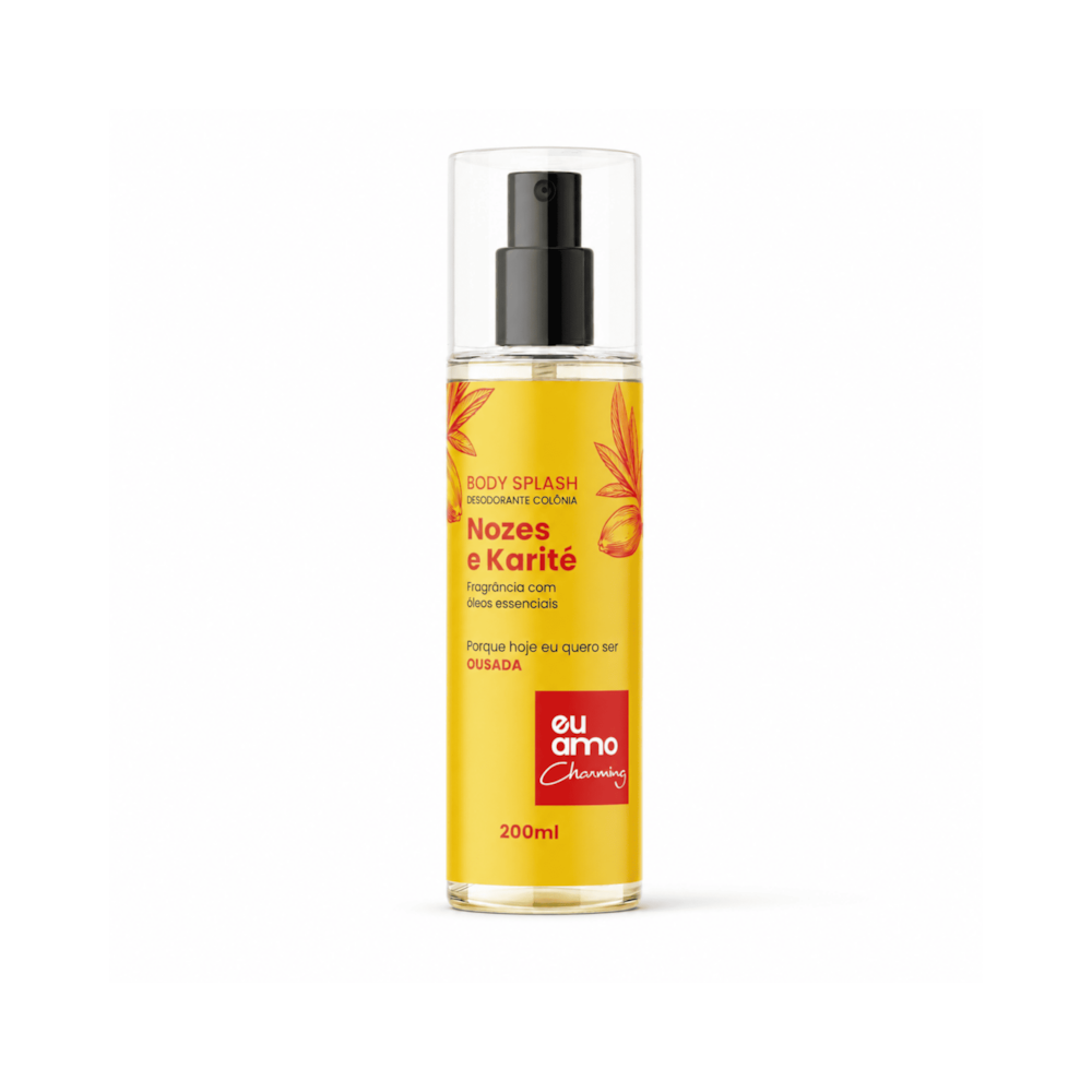 Eu Amo Charming Body Splash Nozes e Karite 200ml