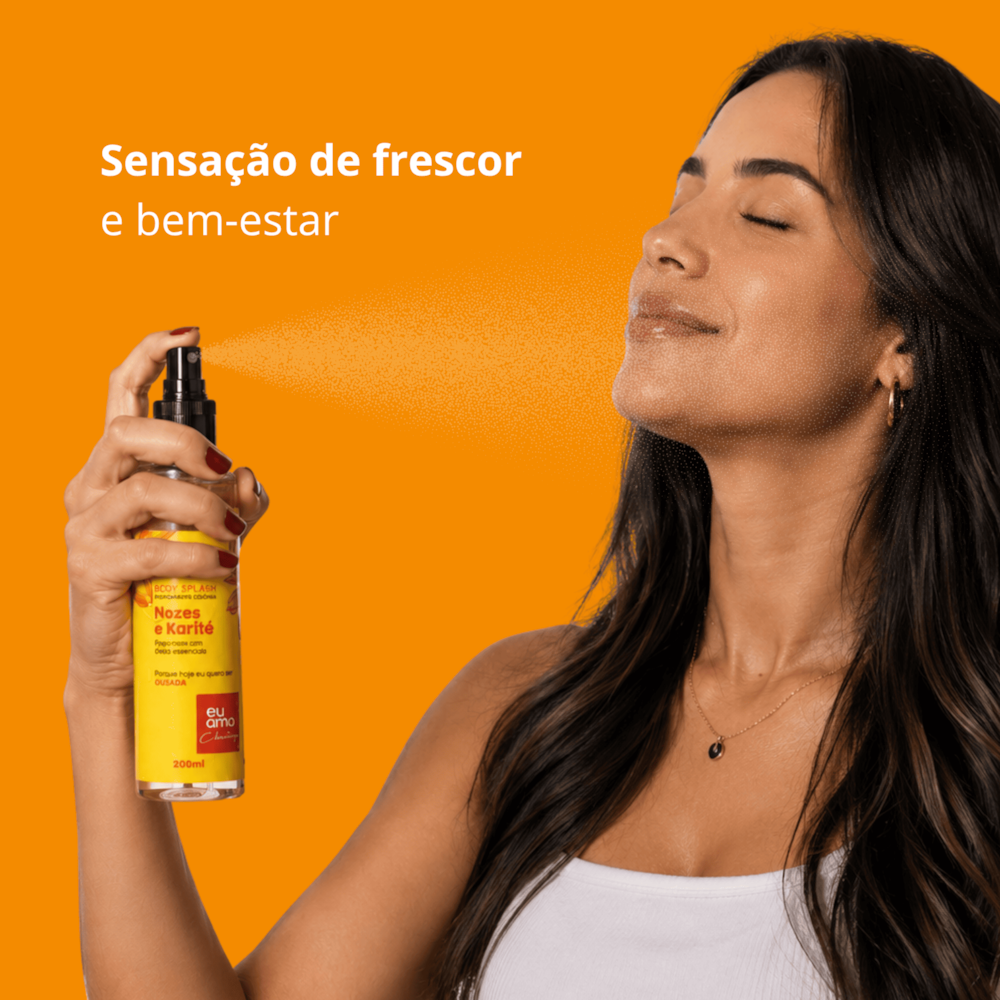 Eu Amo Charming Body Splash Nozes e Karite 200ml
