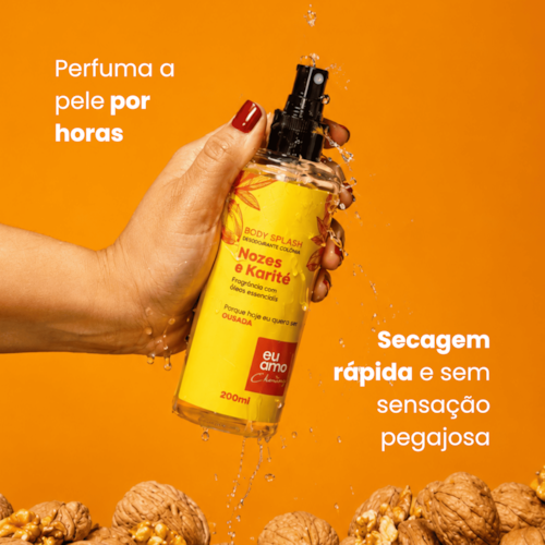Eu Amo Charming Body Splash Nozes e Karite 200ml