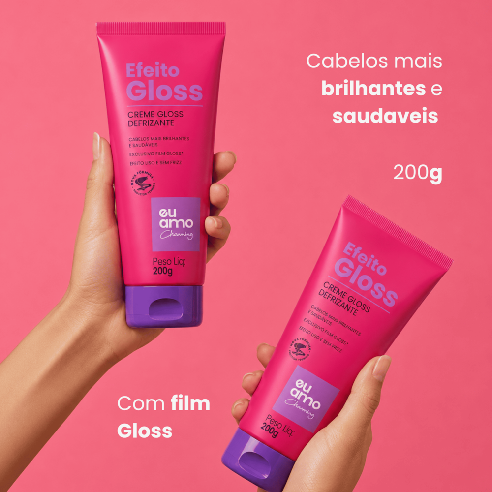 Eu Amo Charming Creme Gloss Defrizante 200g