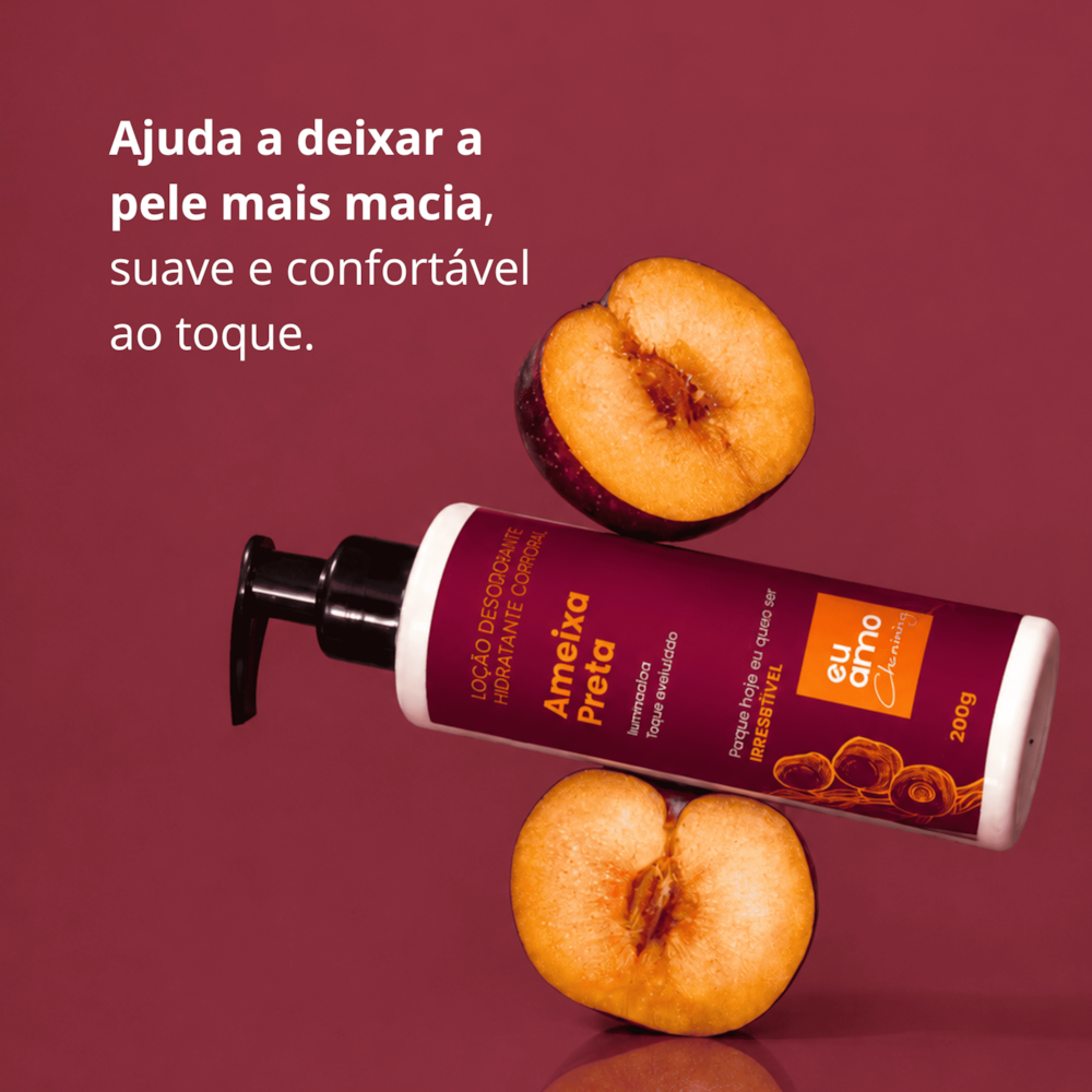 Eu Amo Charming Loção Desodorante Hidratante Ameixa Preta 200ml