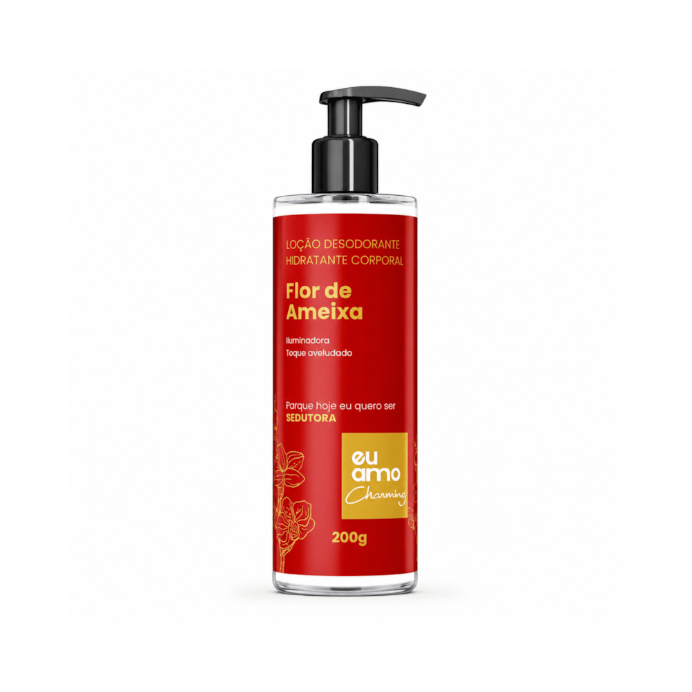 Eu Amo Charming Loção Desodorante Hidratante Flor Ameixa 200g