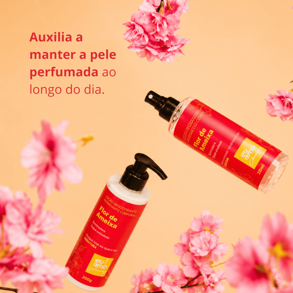 Eu Amo Charming Loção Desodorante Hidratante Flor Ameixa 200g