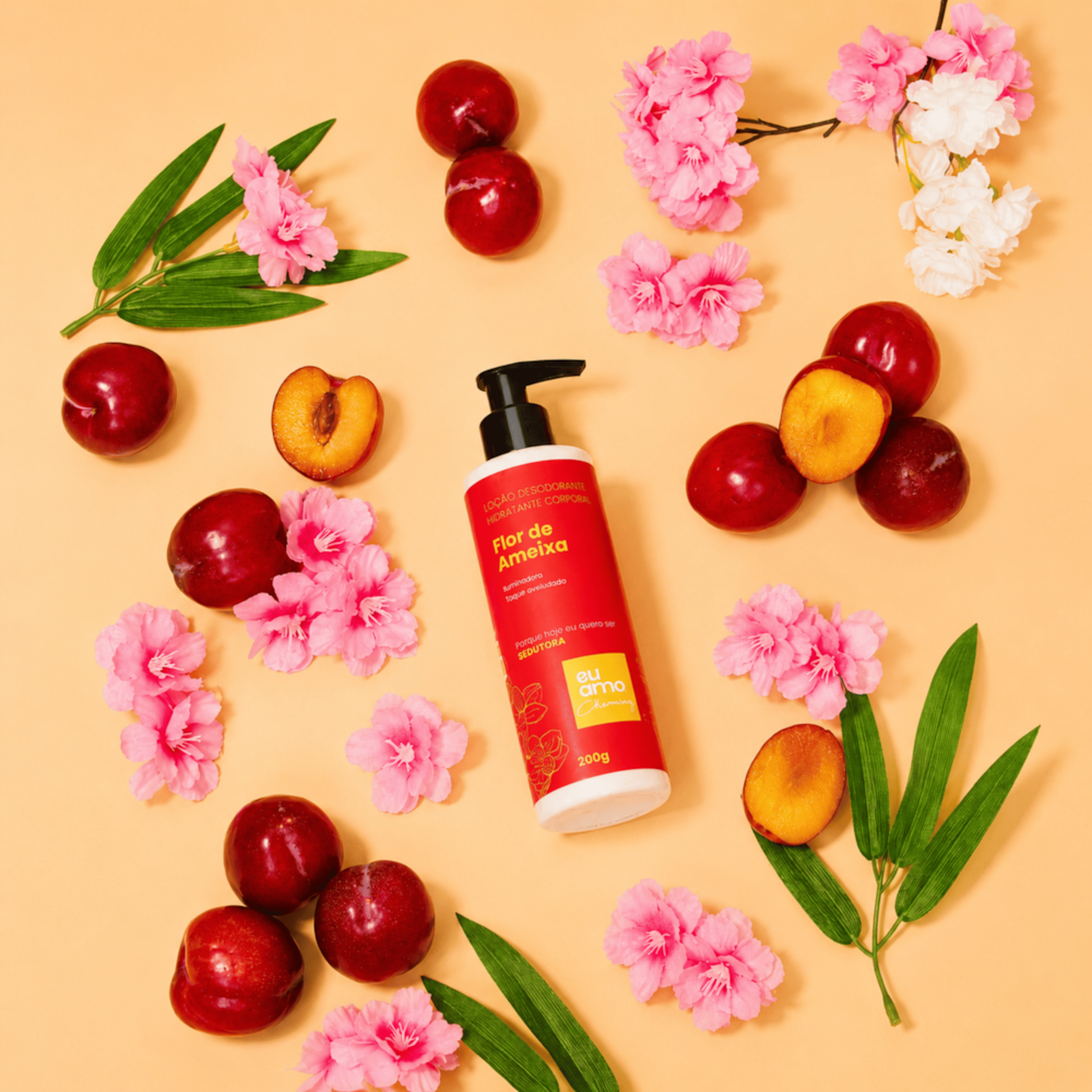 Eu Amo Charming Loção Desodorante Hidratante Flor Ameixa 200g