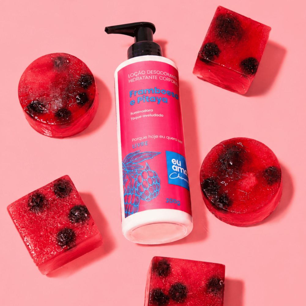 Eu Amo Charming Loção Desodorante Hidratante Framboesa e Pitaya 200g