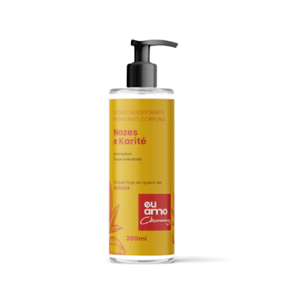 Eu Amo Charming Loção Desodorante Hidratante Nozes e Karite 200g