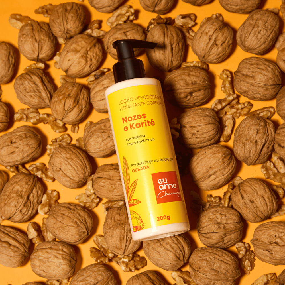 Eu Amo Charming Loção Desodorante Hidratante Nozes e Karite 200g