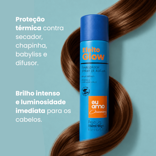 Eu Amo Charming Spray de Brilho Argan 150ml